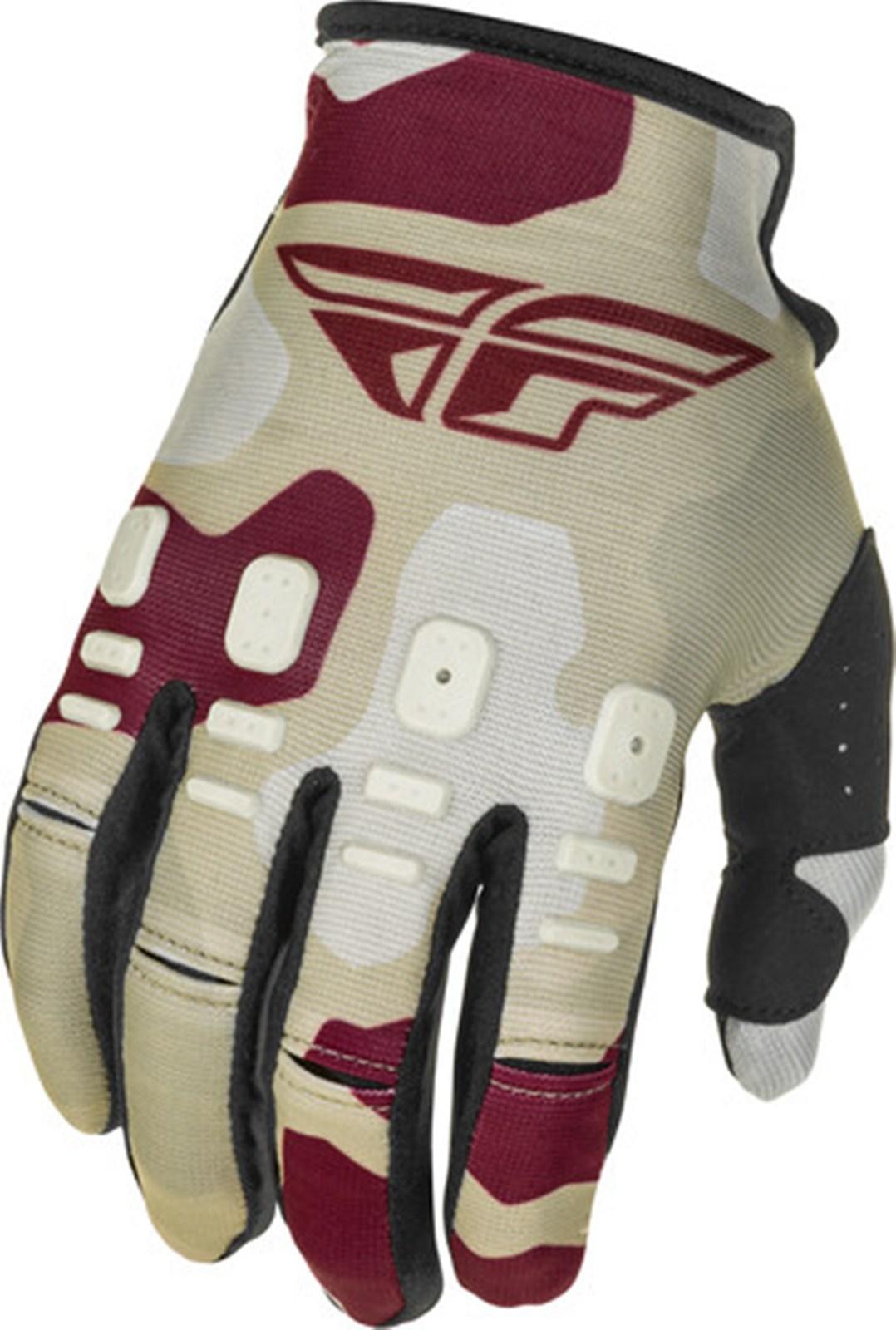 Перчатки FLY RACING KINETIС K221 серые/бордовые (2021)